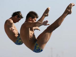 Кваша и Горшковозов – бронзовые призеры чемпионата Европы в синхронных прыжках в воду с трамплина