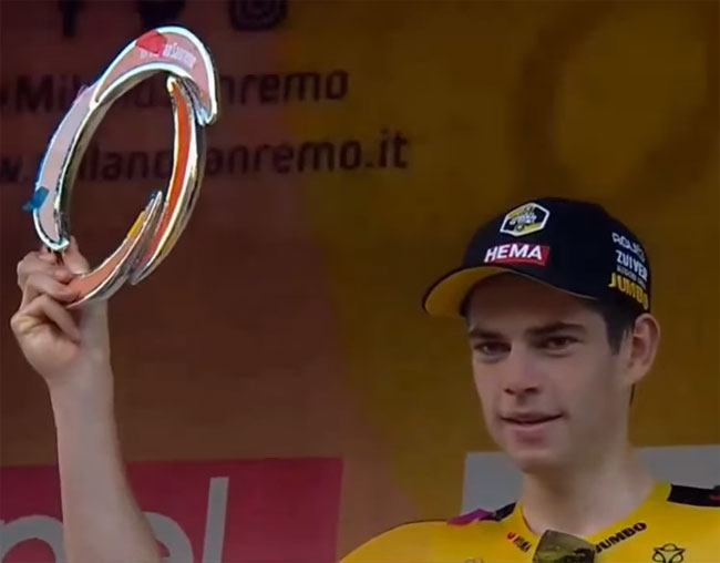 Бельгиец Воут ван Арт выиграл велогонку «Милан – Сан-Ремо» - «ВЕЛОСПОРТ»