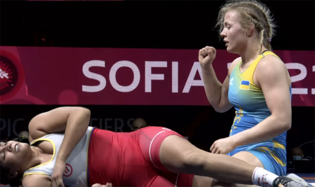 Алла Белинская обеспечила себе олимпийскую лицензию в категории до 76 кг (+Видео) - «БОРЬБА»