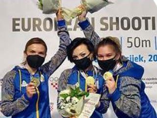 Команда украинских пистолетчиц выиграла золото на ЧЕ в Хорватии - «Стрельба»