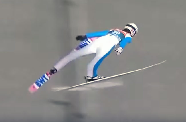 Олимпийский чемпион упал с трамплина на скорости 102 км/ч (+Видео)