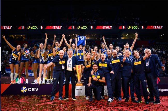 Волейбол. ЧЕ (жен). Cборная Италии – трёхкратный чемпион Европы; Украина – 12-я - «Волейбол»