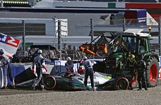 Хэмилтон попал в аварию во время квалификации Гран-при Австрии - «Авто»